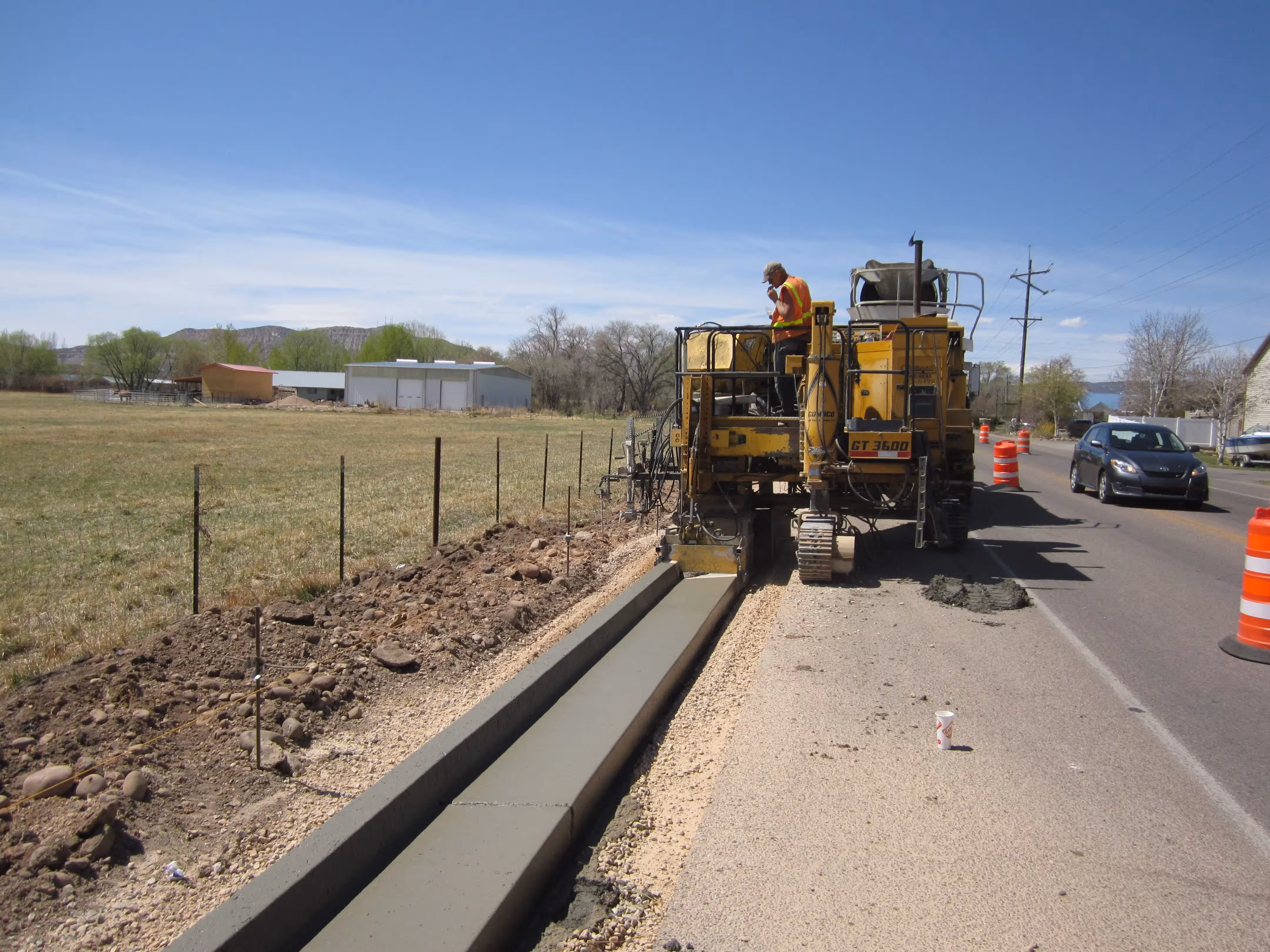 curbing construction project gallery