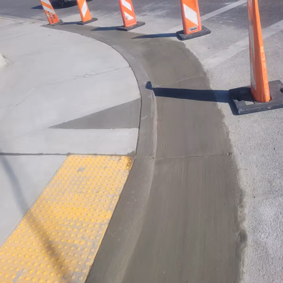 curbing construction project gallery