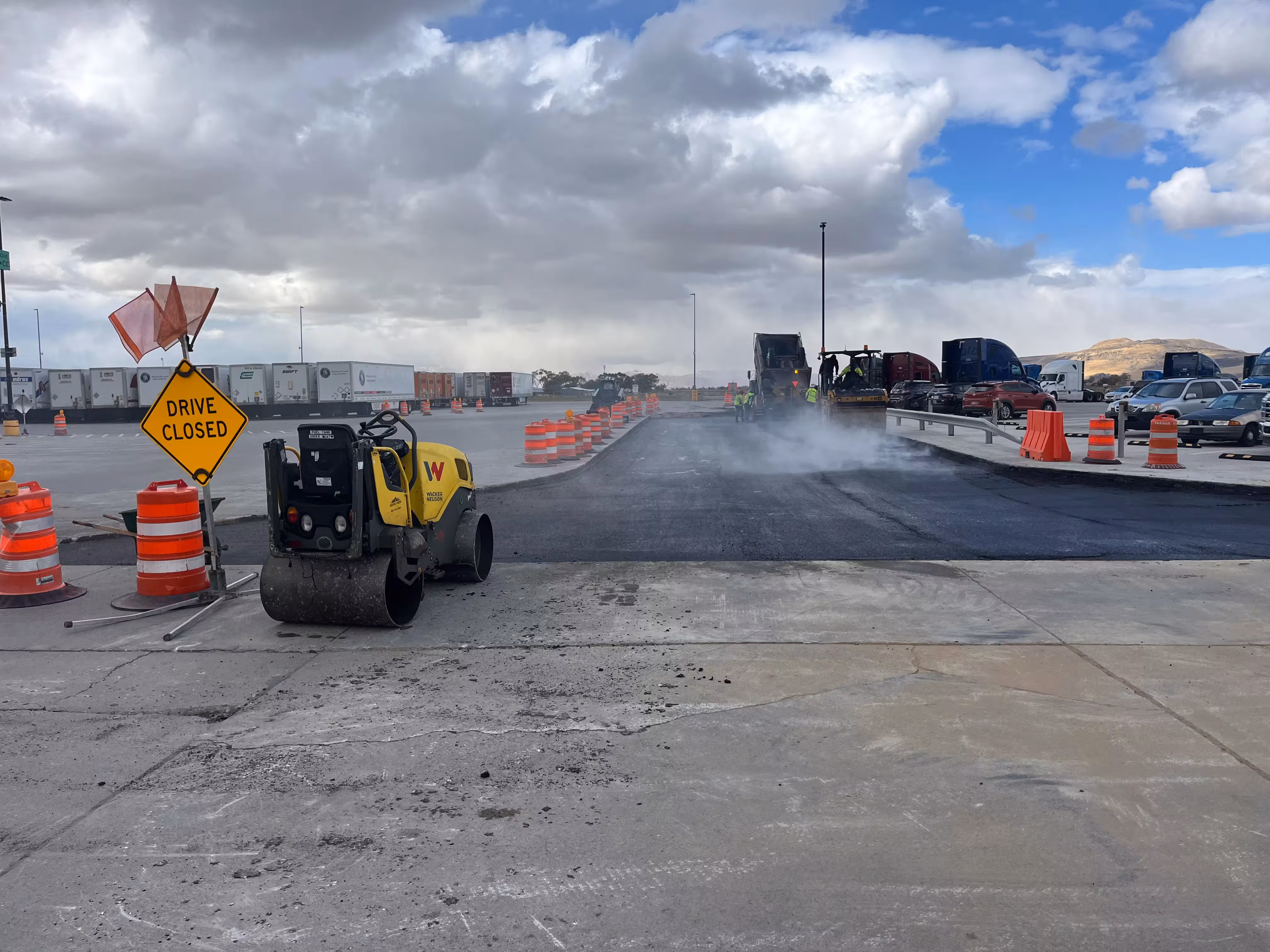 paving construction project gallery